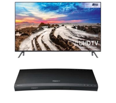 55 SAMSUNG UE55MU7070 Smart 4K Ultra HD HDR LED TV & 4K Ultra HD 3D Blu-ray Player Bundle 55 SAMSUNG UE55MU7070 Smart 4K Ultra HD HDR LED TV & 4K Ultra HD 3D Blu-ray Player Bundle